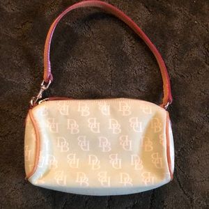 Vintage Dooney & Bourke Pale Green Wristlet Handbag